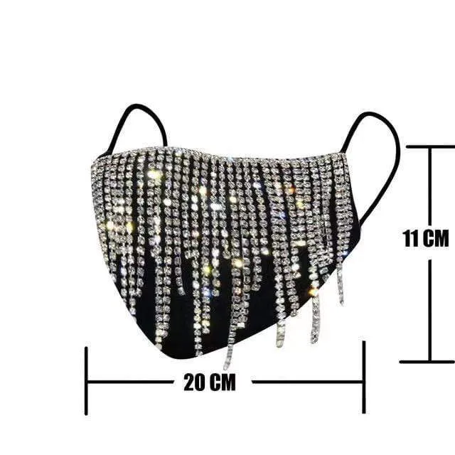 Diamond Waterfall Sparkle Mask