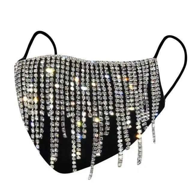 Diamond Waterfall Sparkle Mask