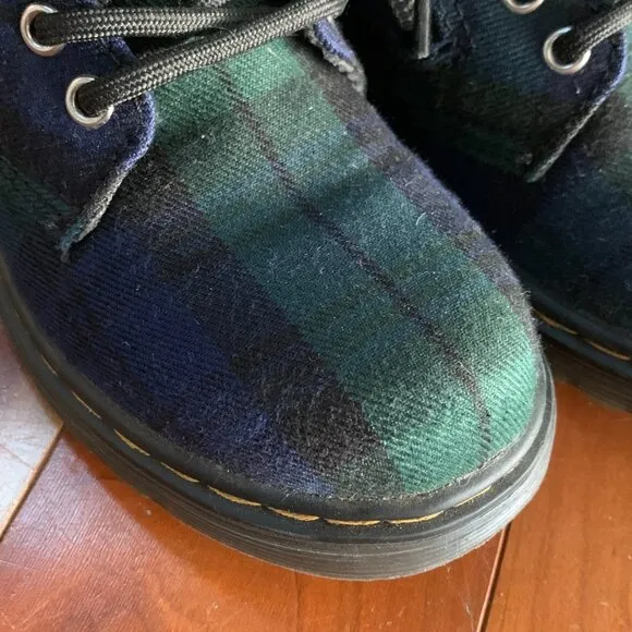 Dr. Martens Plaid Boots Size 11