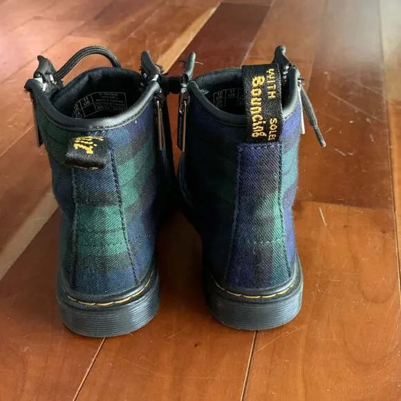 Dr. Martens Plaid Boots Size 11