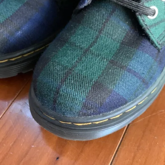Dr. Martens Plaid Boots Size 11