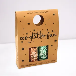 Eco Glitter Sparkle Blends 2 Set - Orange & Green