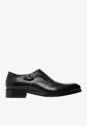 Edgar Single Monk Strap Leather Shoes