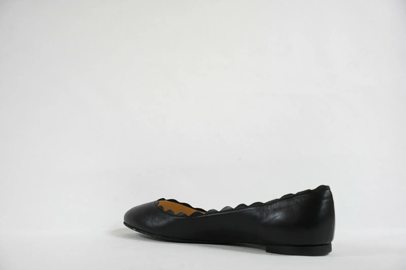 Fabio Rusconi Women's Black Leather Ballerina Flats S1795  LAST PAIR  Size 35