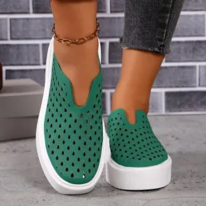 Fashion Hollow Flat Shoes For Women