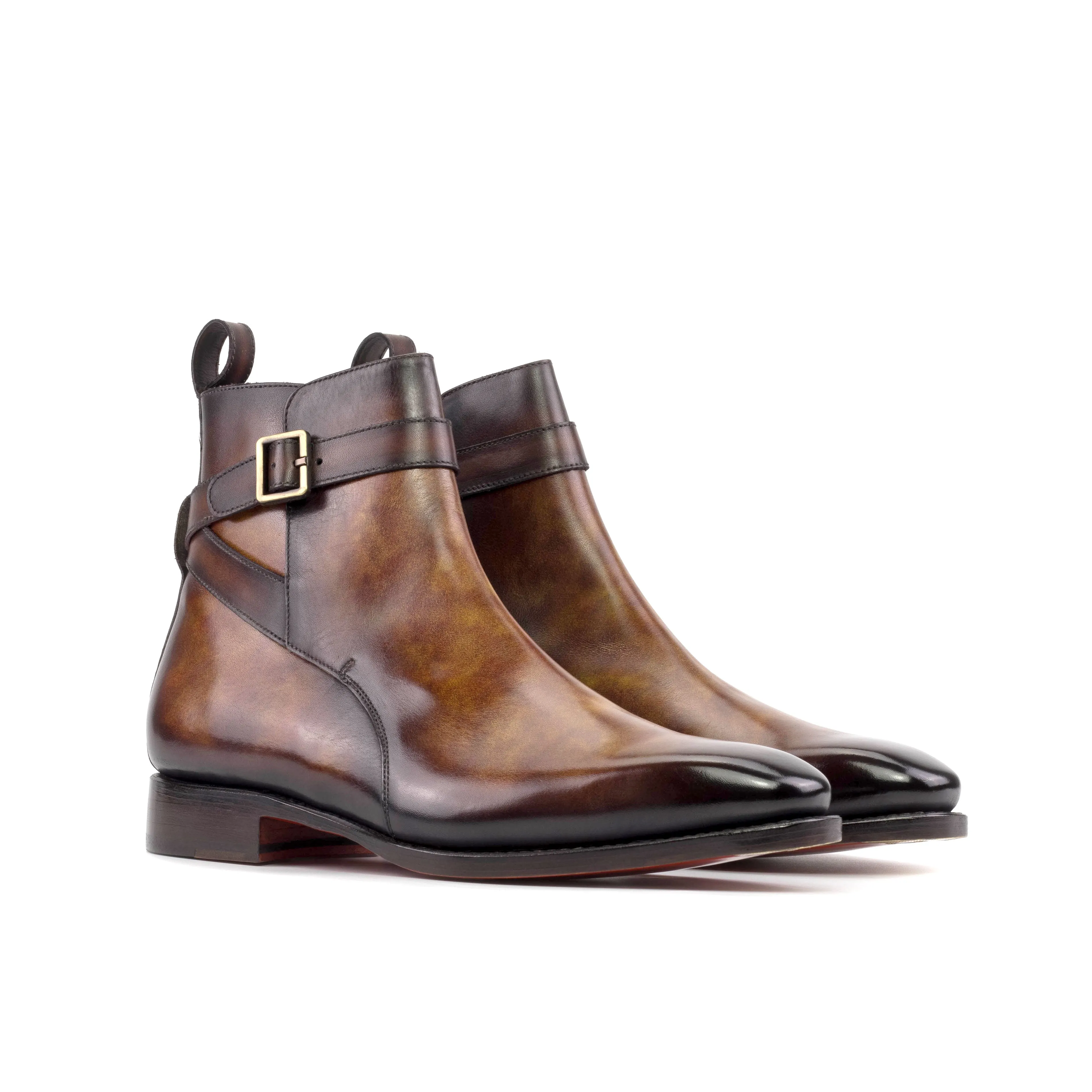 Fire Patina Jodhpur Boots