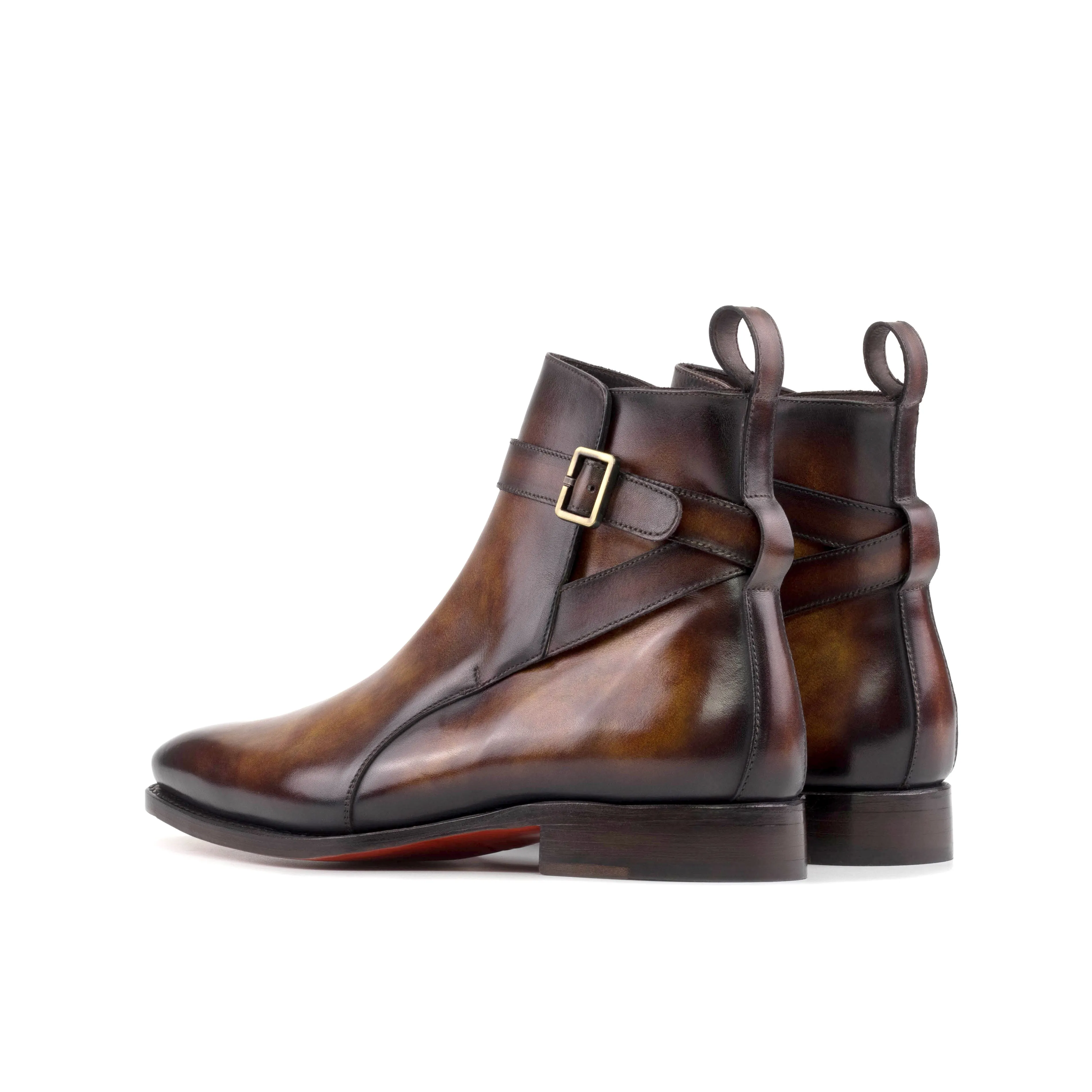 Fire Patina Jodhpur Boots