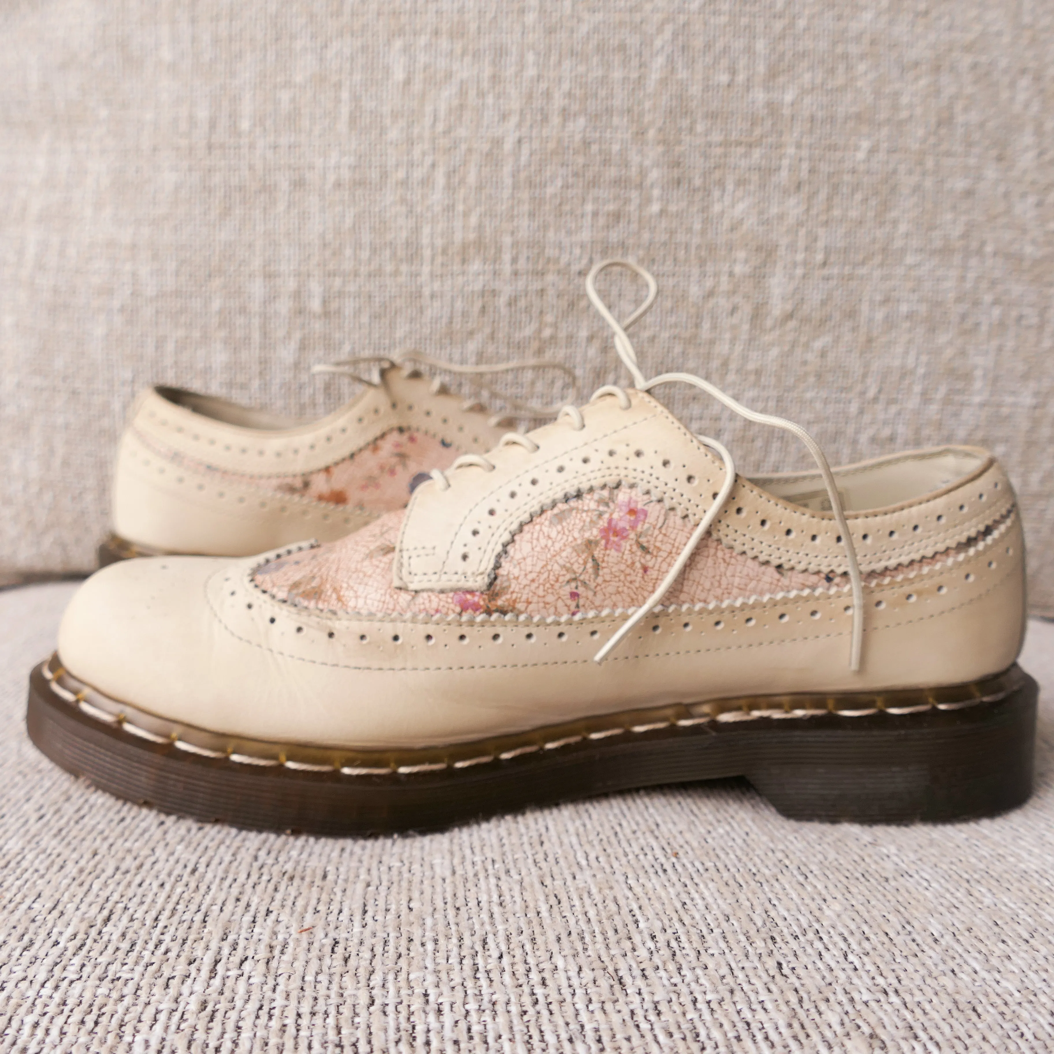 Floral Wingtip Oxford