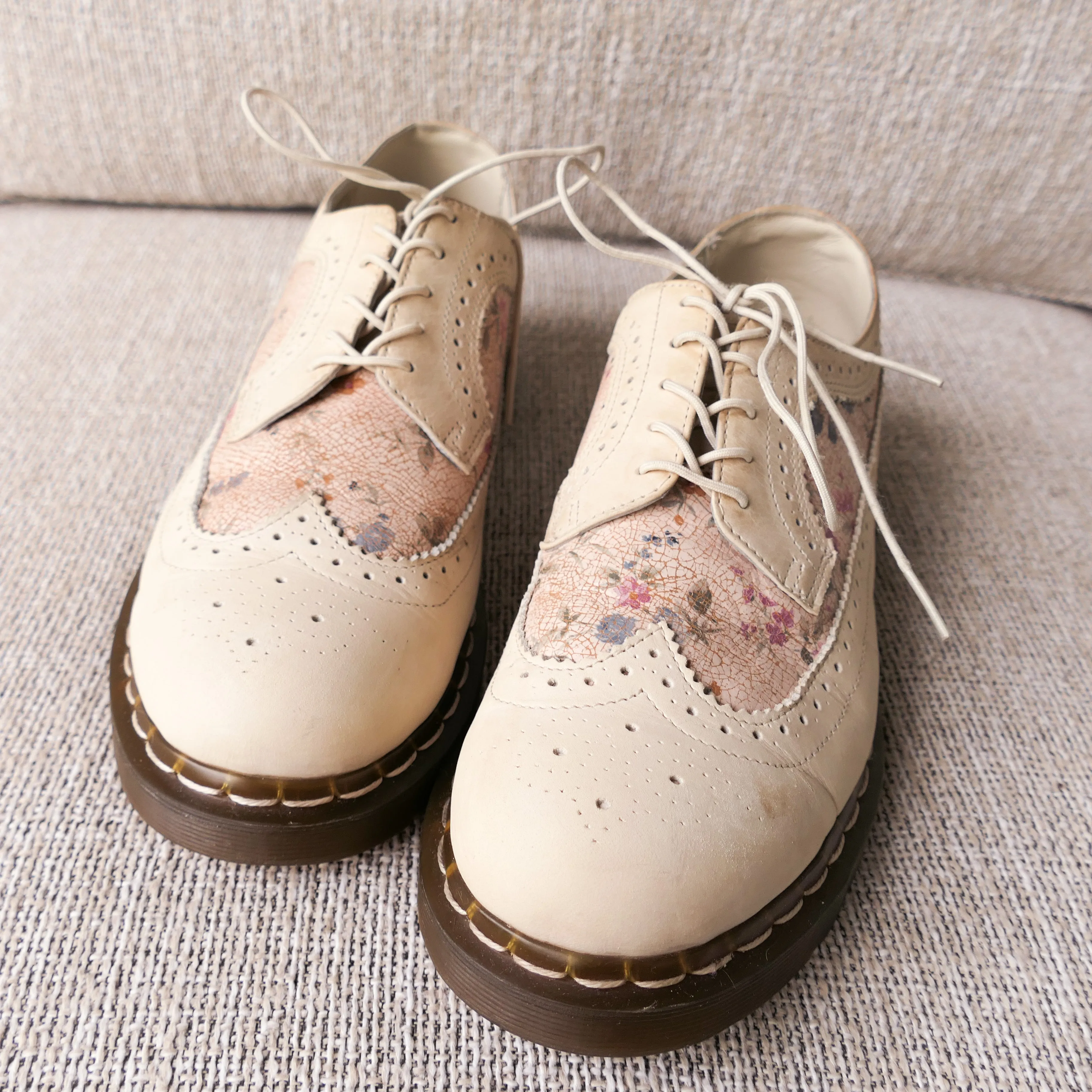 Floral Wingtip Oxford