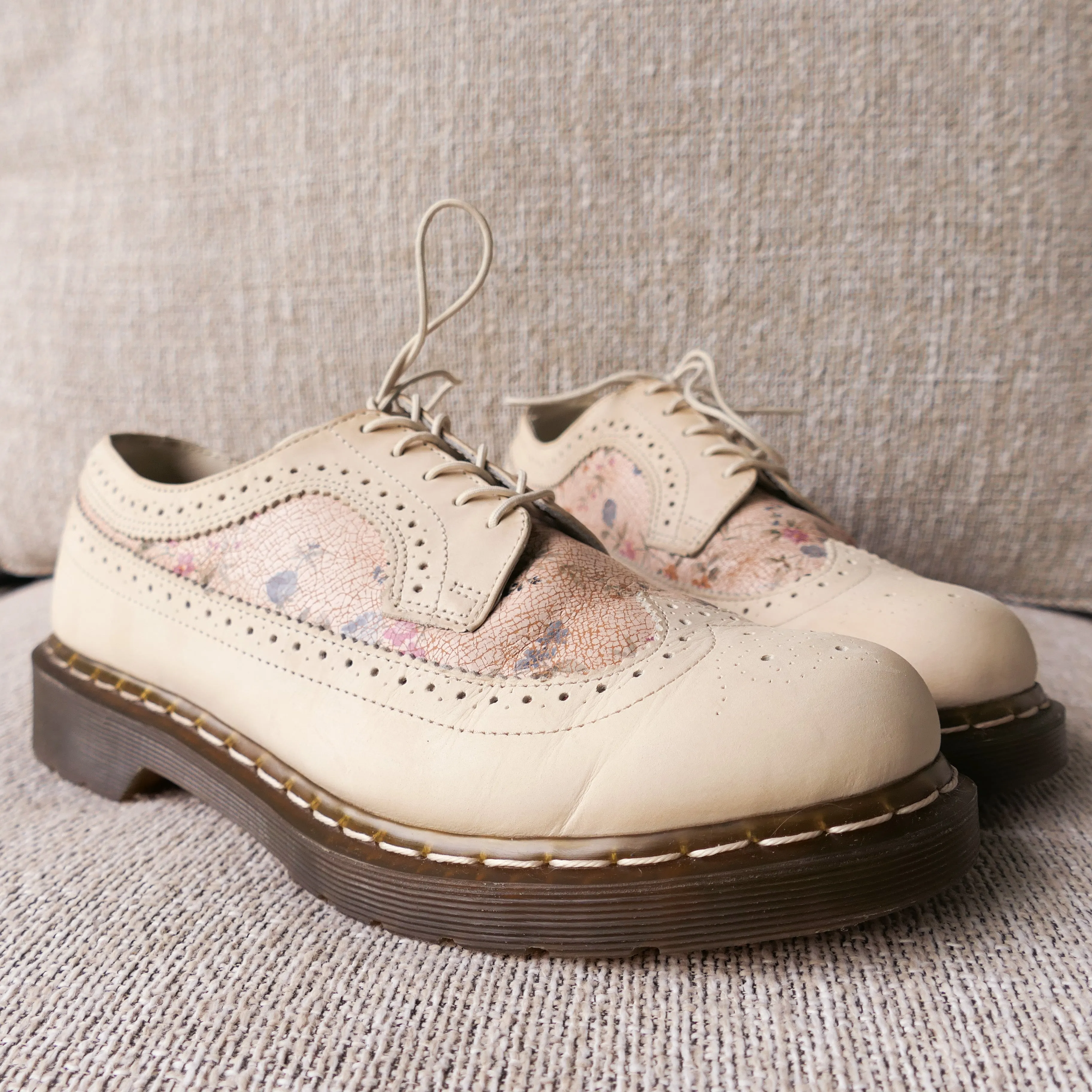 Floral Wingtip Oxford