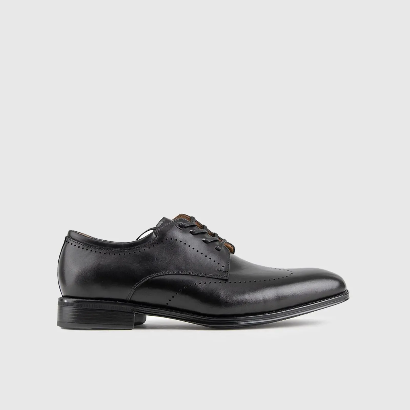 FLORSHEIM AMELIO PERF WING BLACK