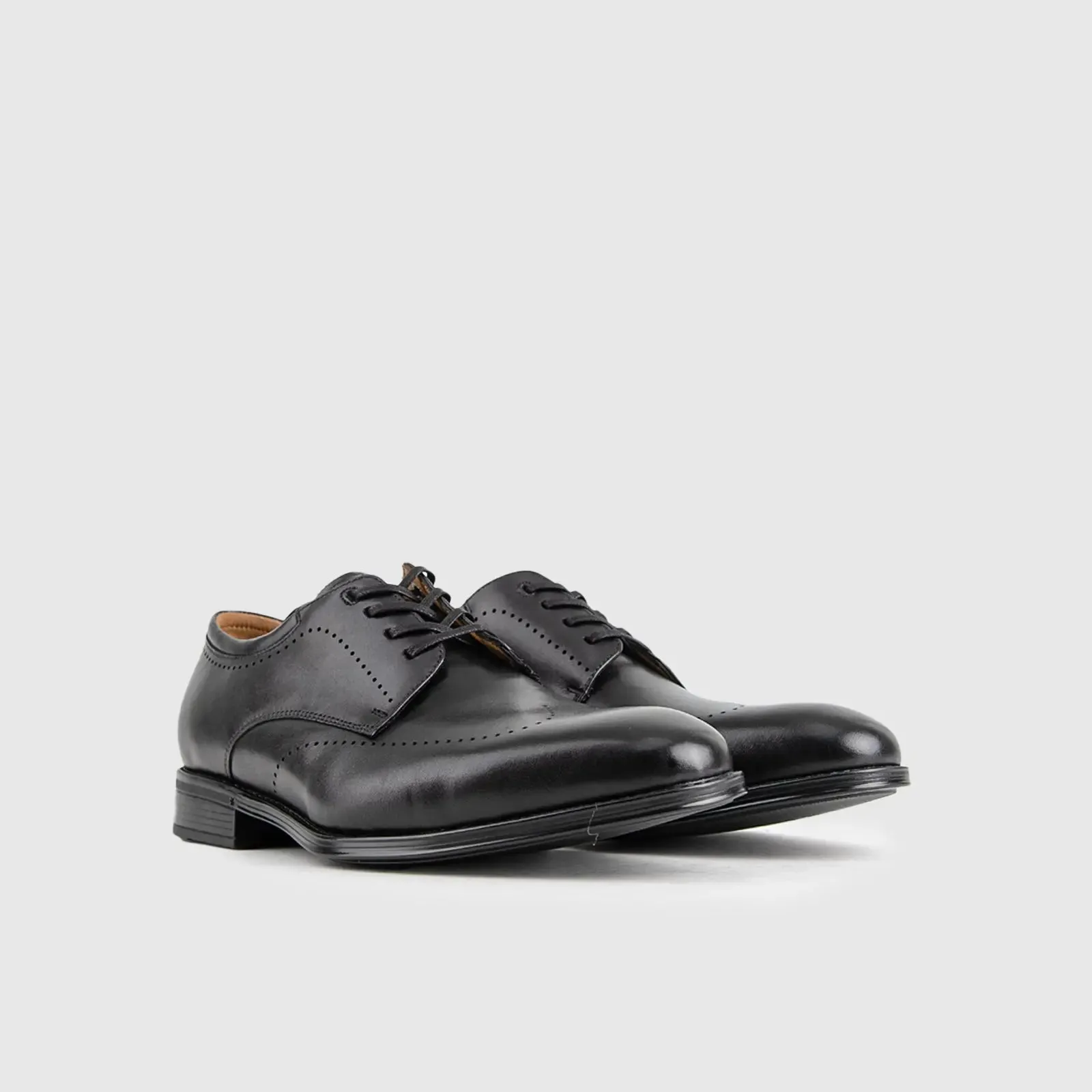 FLORSHEIM AMELIO PERF WING BLACK