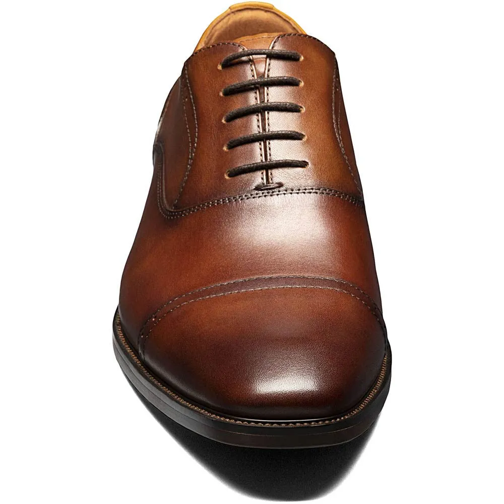 Florsheim Sorrento Cognac Cap Toe Oxford Shoes