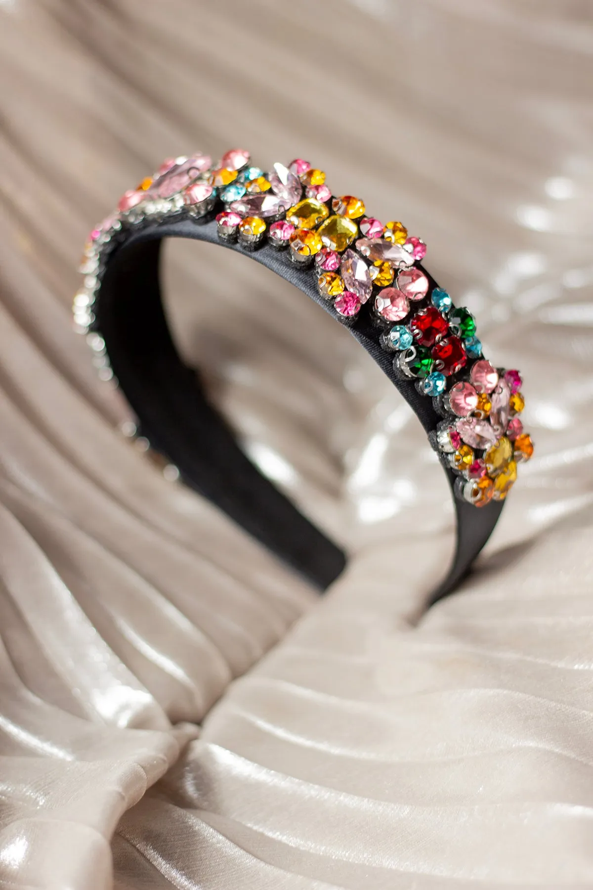 Gem Detailed Floral Headband