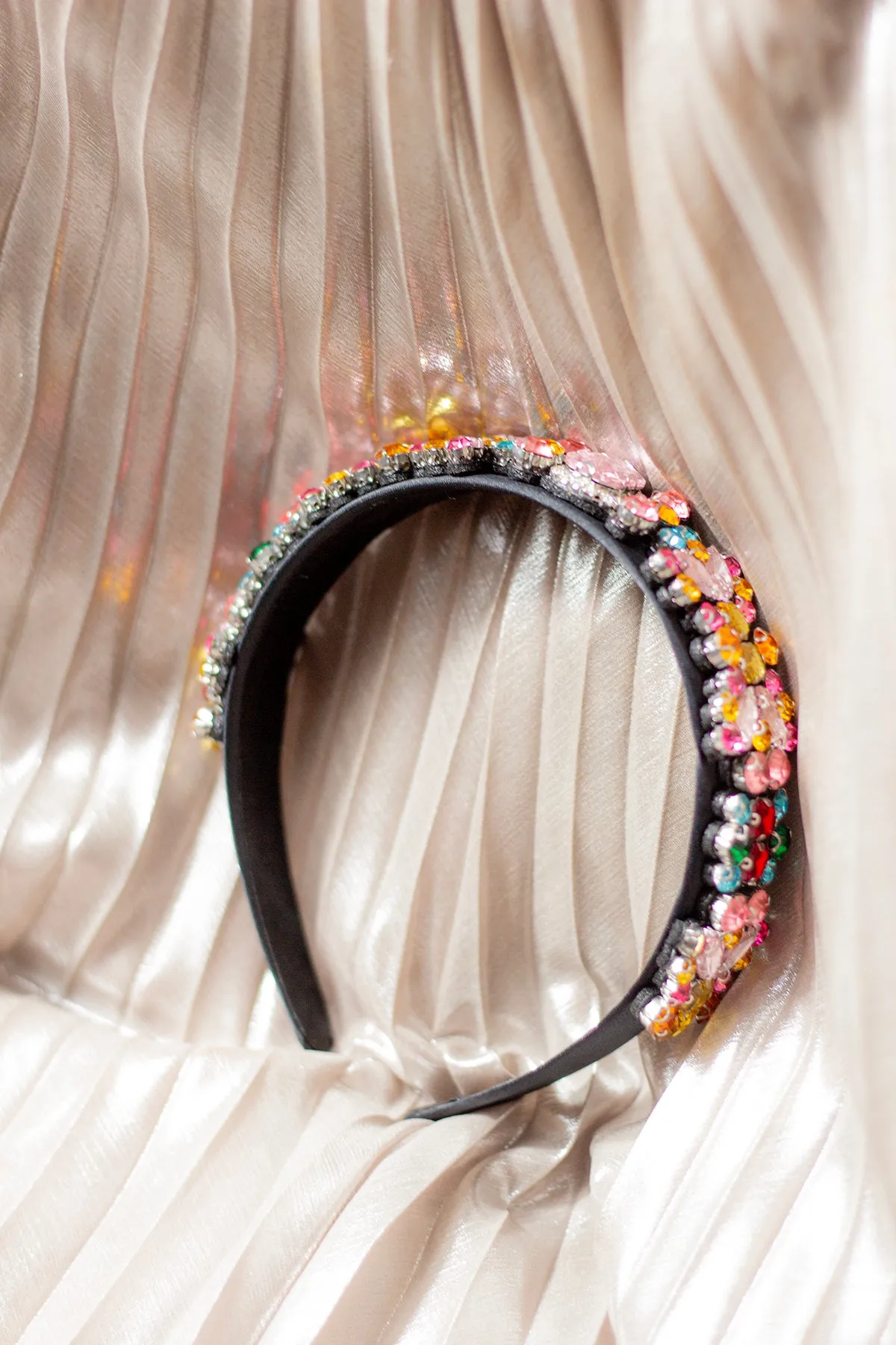 Gem Detailed Floral Headband