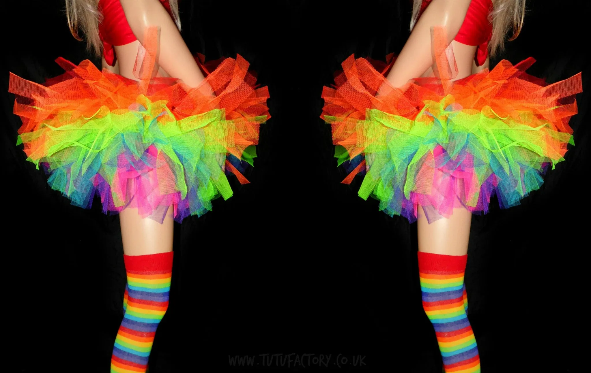 Girls Rainbow Explosion Tutu