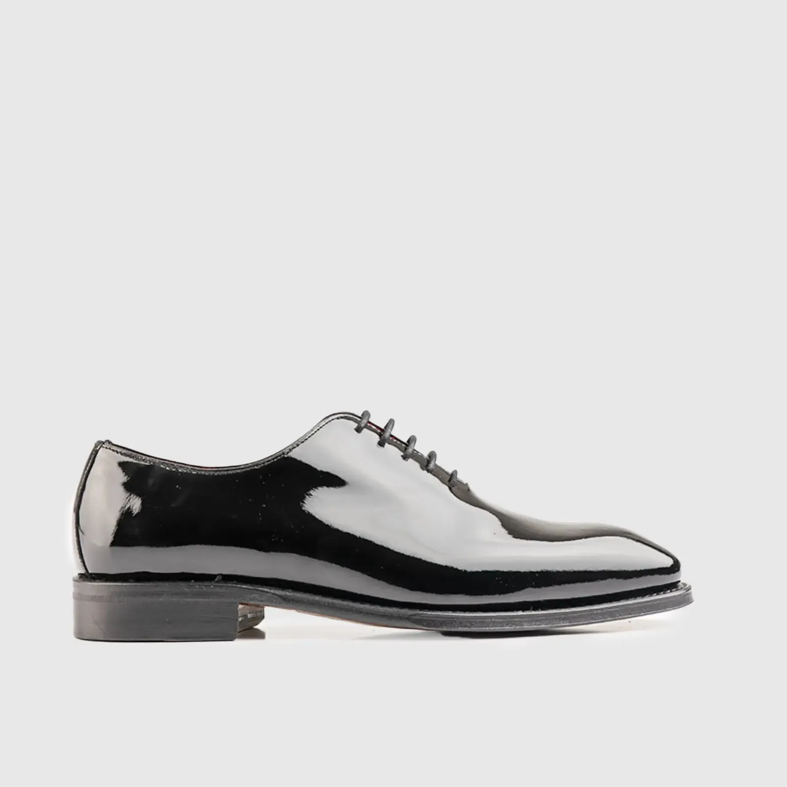 Goodyear Welt Plain Toe Oxfords 5216 Black Patent
