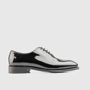 Goodyear Welt Plain Toe Oxfords 5216 Black Patent