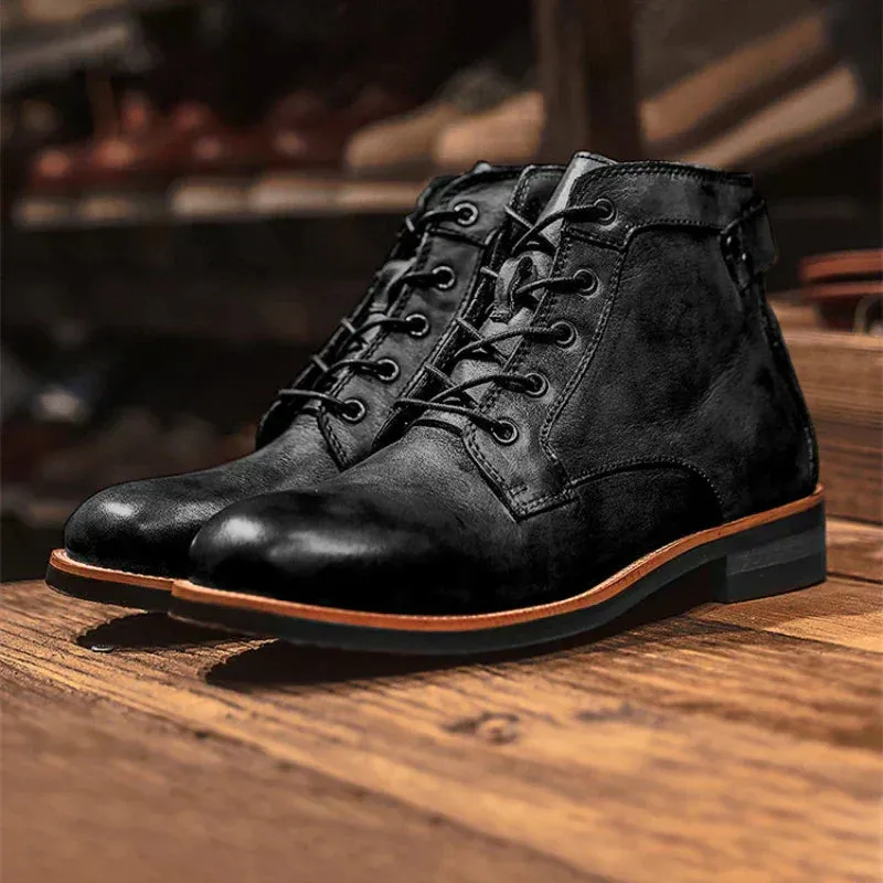 Gray | Men's High-Top Boots