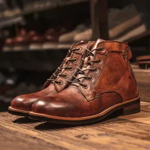 Gray | Men's High-Top Boots