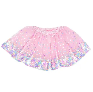 Great Pretenders Party Fun Sequins Skirt - Pink Neon