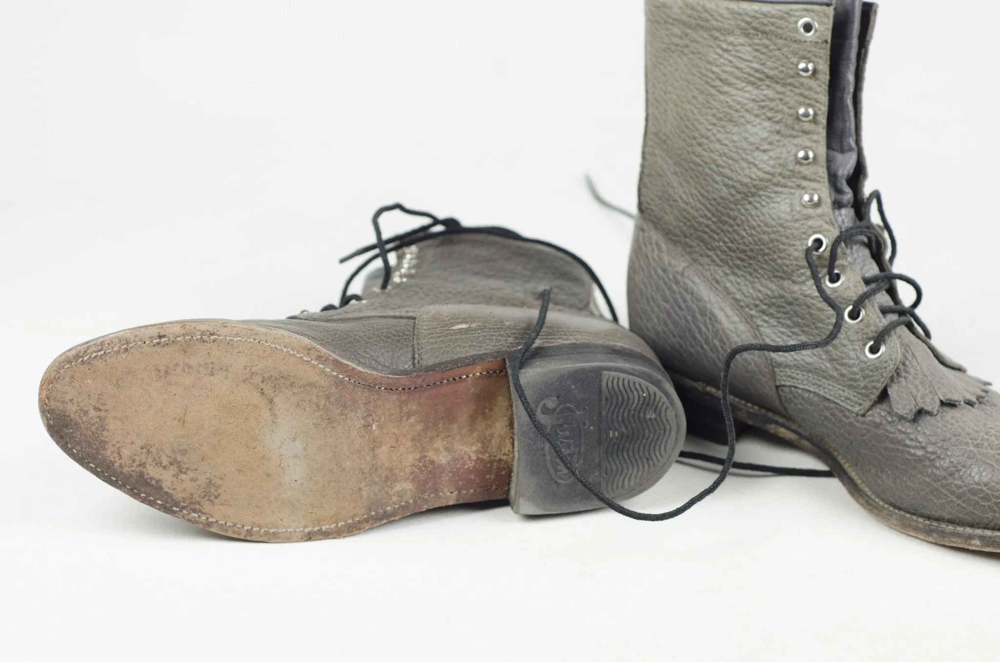 Grey Bison Justin Boots