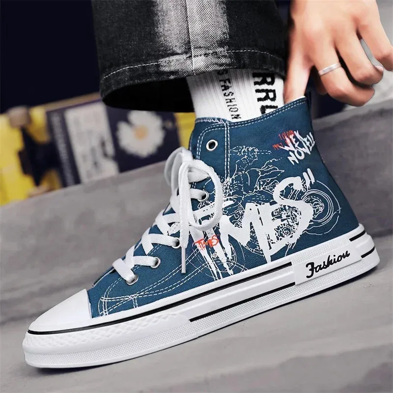 High Top Casual Breathable Platform Chunky Sneakers
