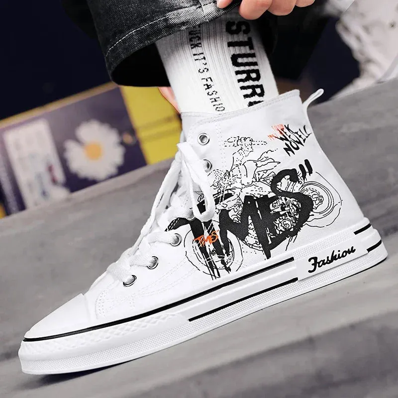 High Top Casual Breathable Platform Chunky Sneakers