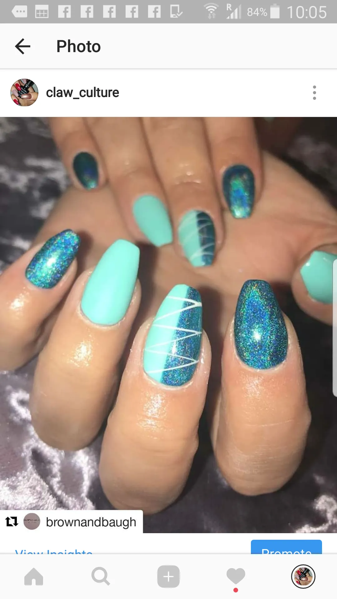 HOLO TEAL - GEL POLISH BY CLAW CULTURE