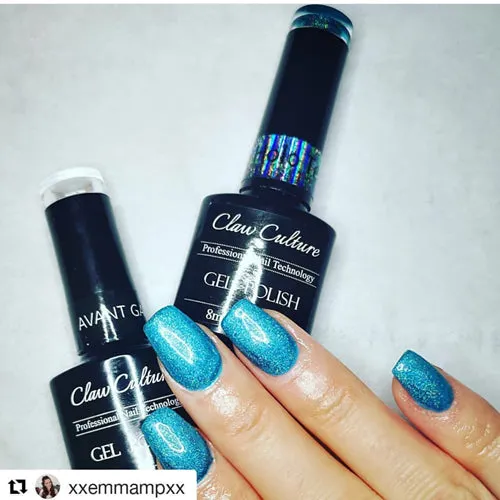 HOLO TEAL - GEL POLISH BY CLAW CULTURE