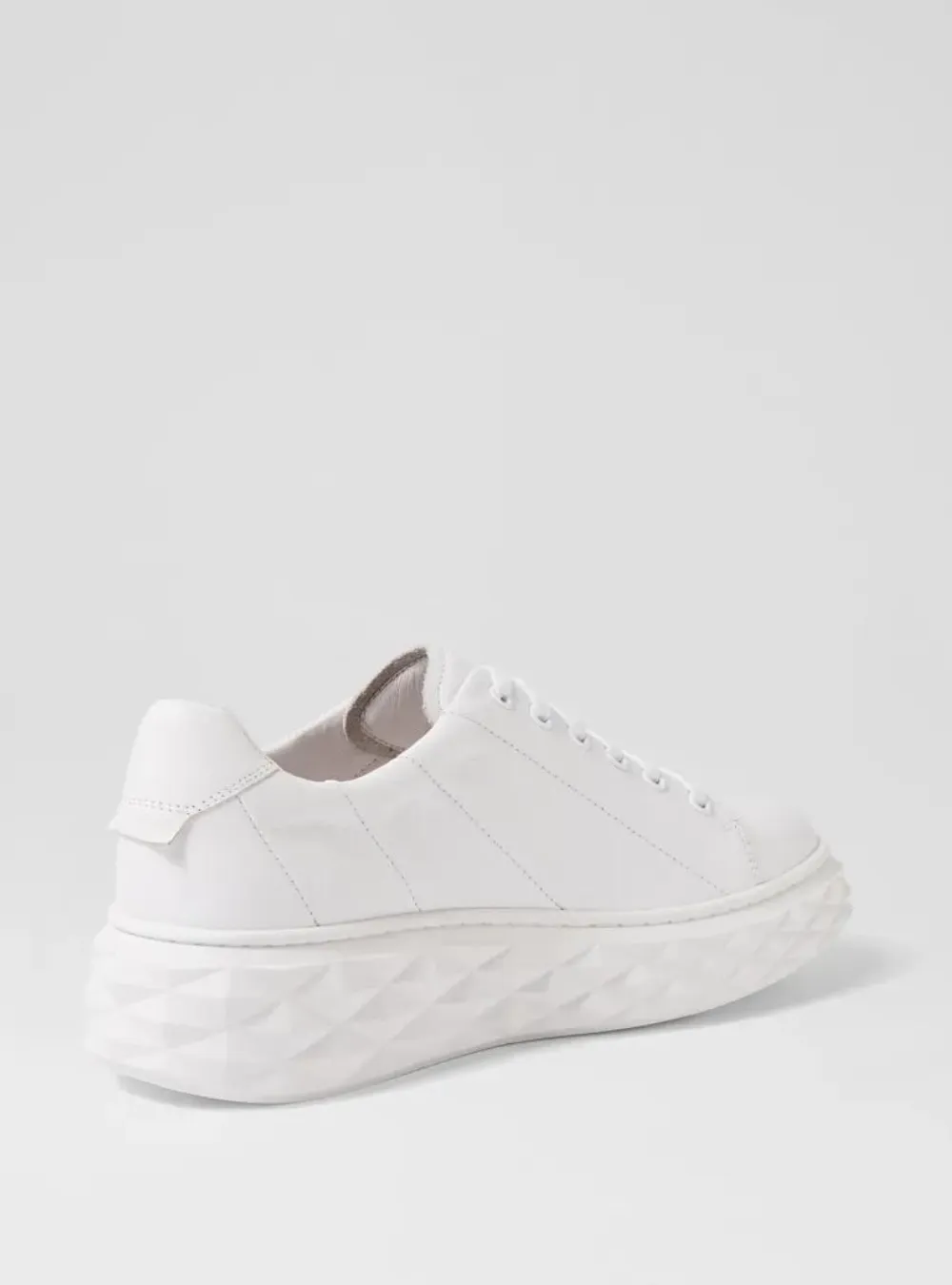 Irisa - White Leather Sneakers