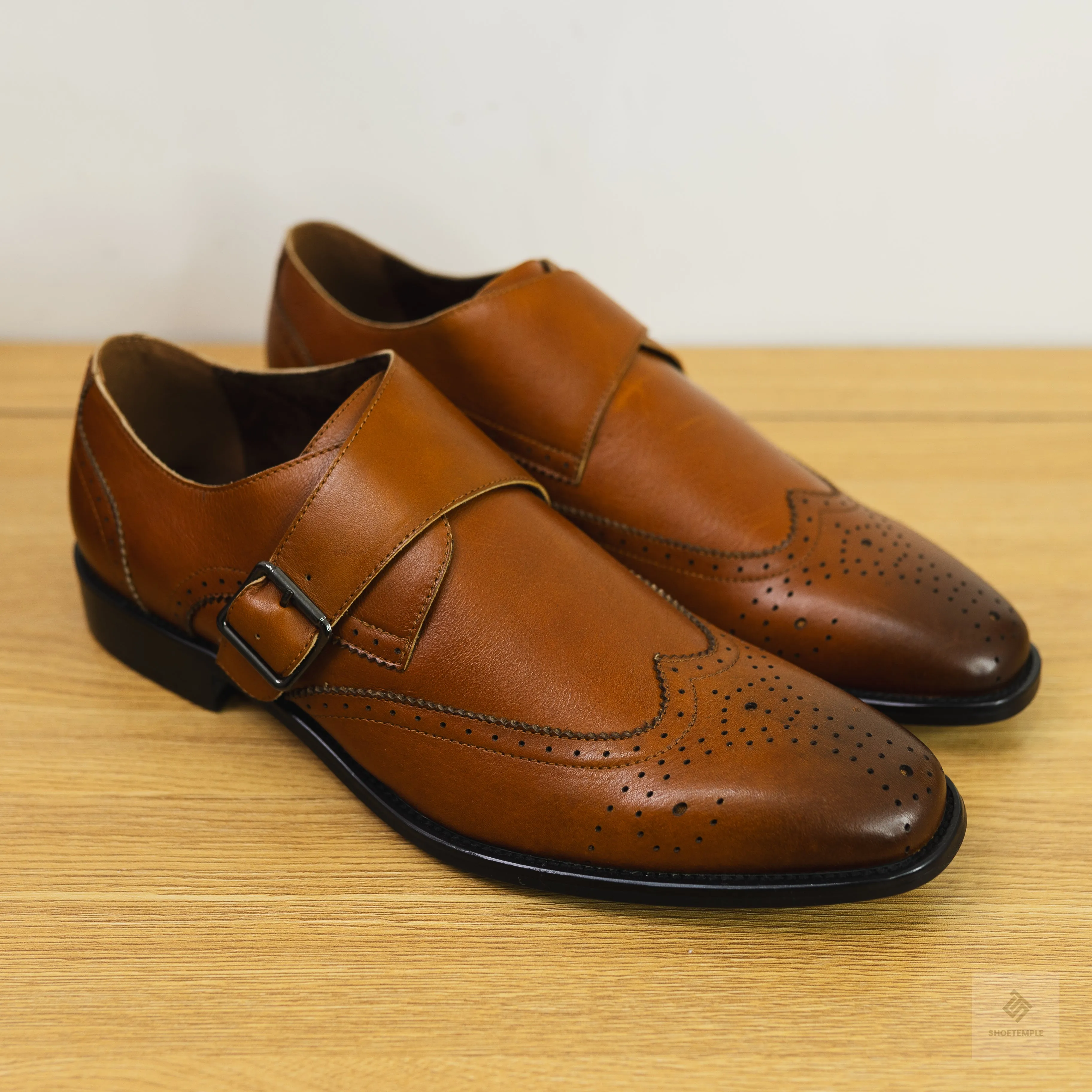 Jeff Banks Single Monk Strap Shoes