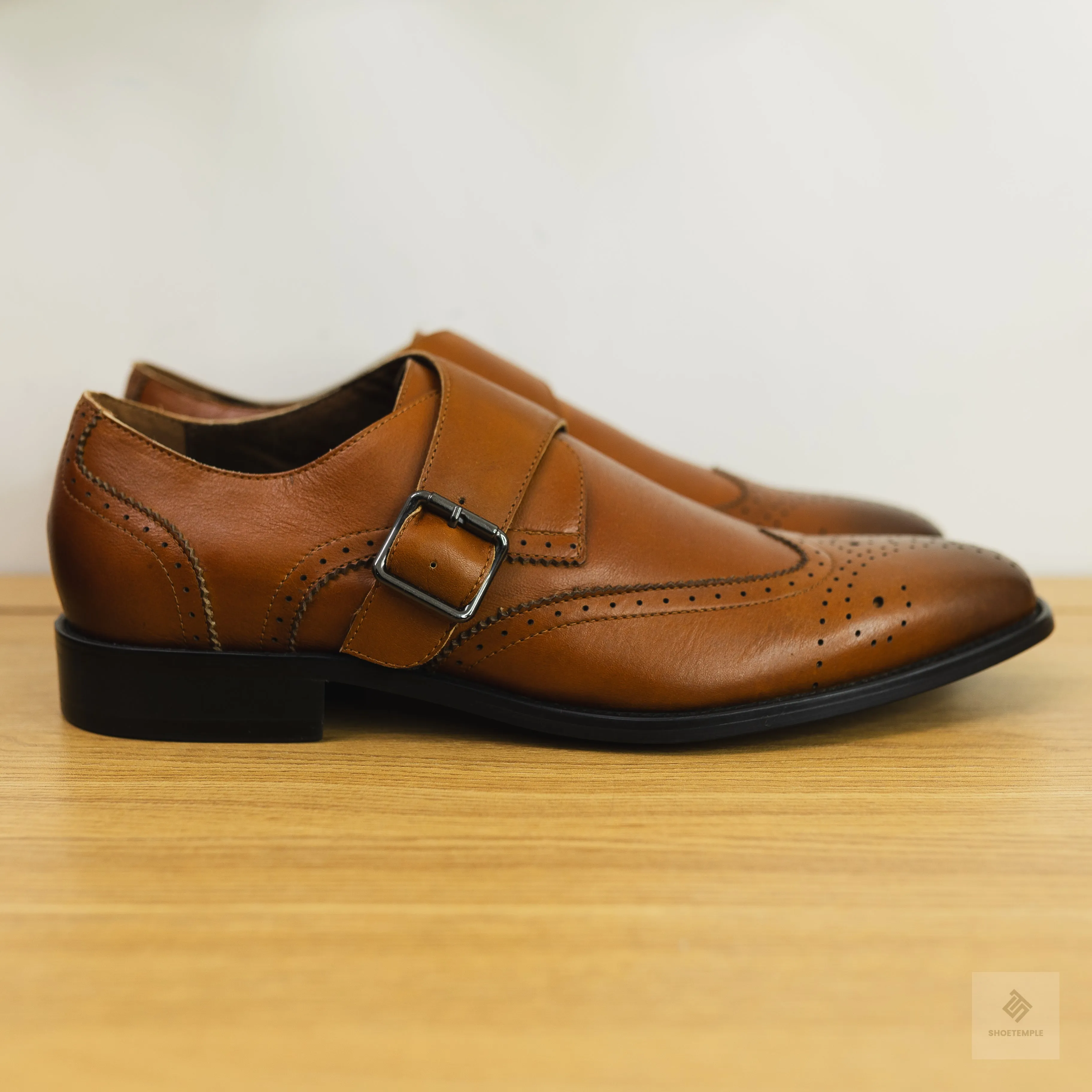 Jeff Banks Single Monk Strap Shoes