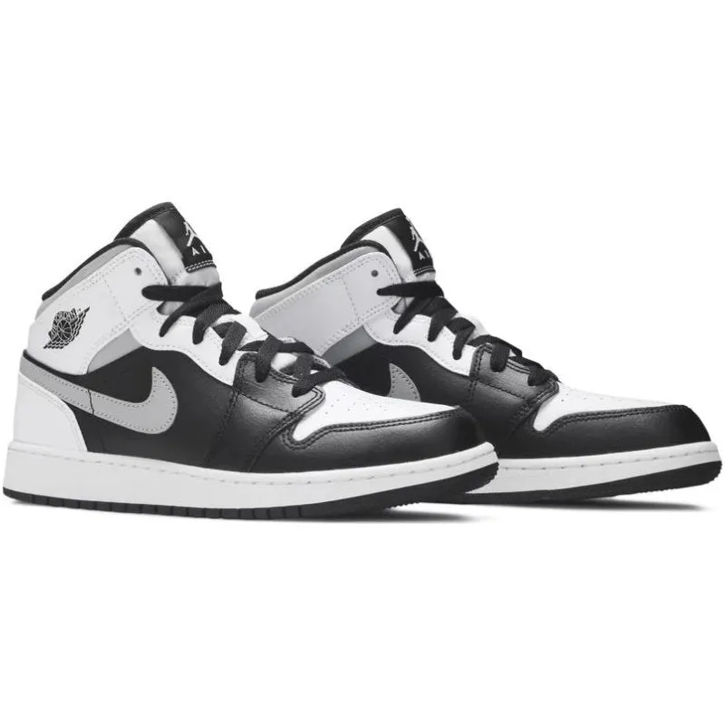 Jordan 1 Mid White Shadow (GS)