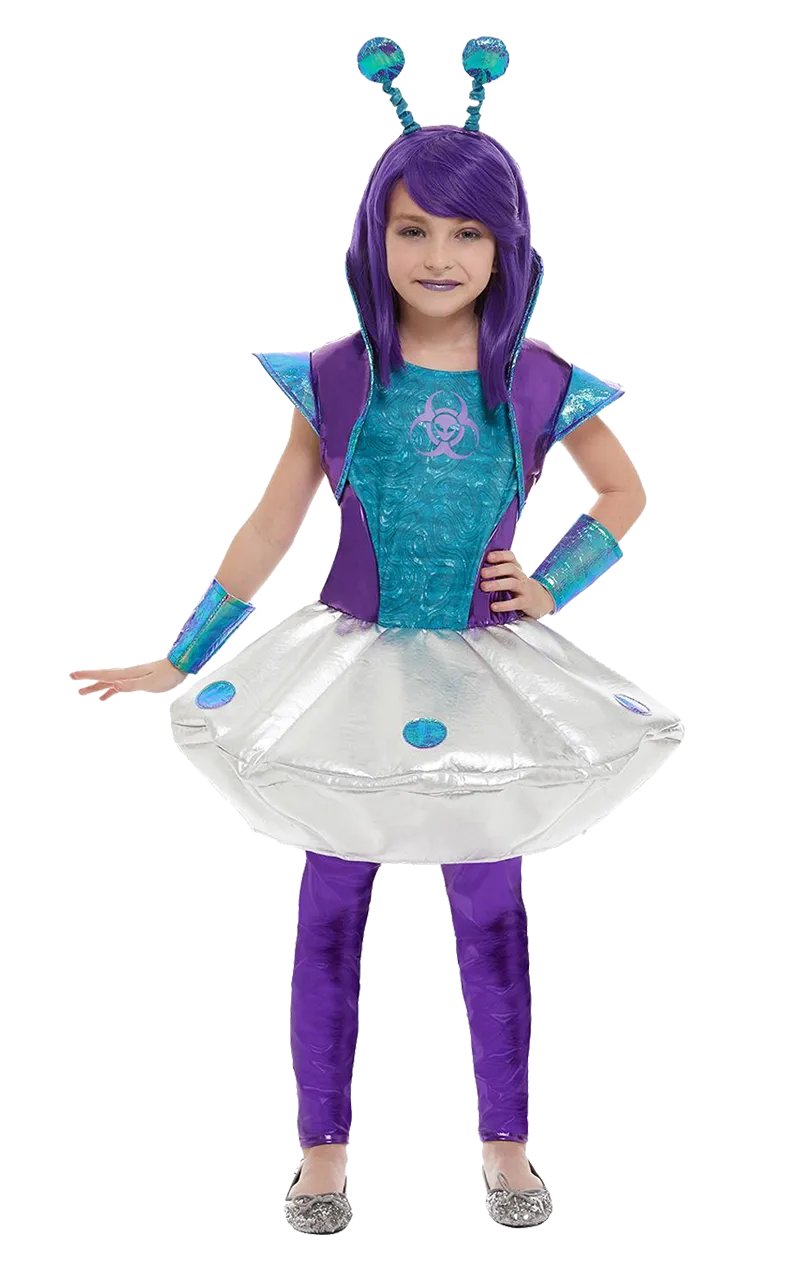 Kids Alien Girl Costume