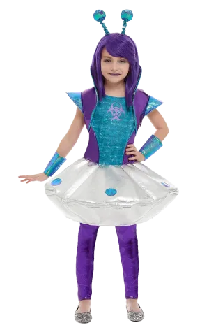 Kids Alien Girl Costume