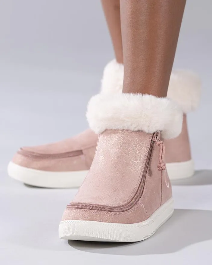 Kids' Blush Shimmer Billy Mid Top Luxes