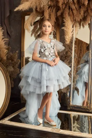 L2320 Tiffany Hi Low Prom Dress