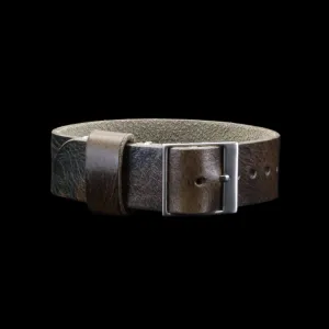 Leather Watch Strap, Classic RAF II Military 107