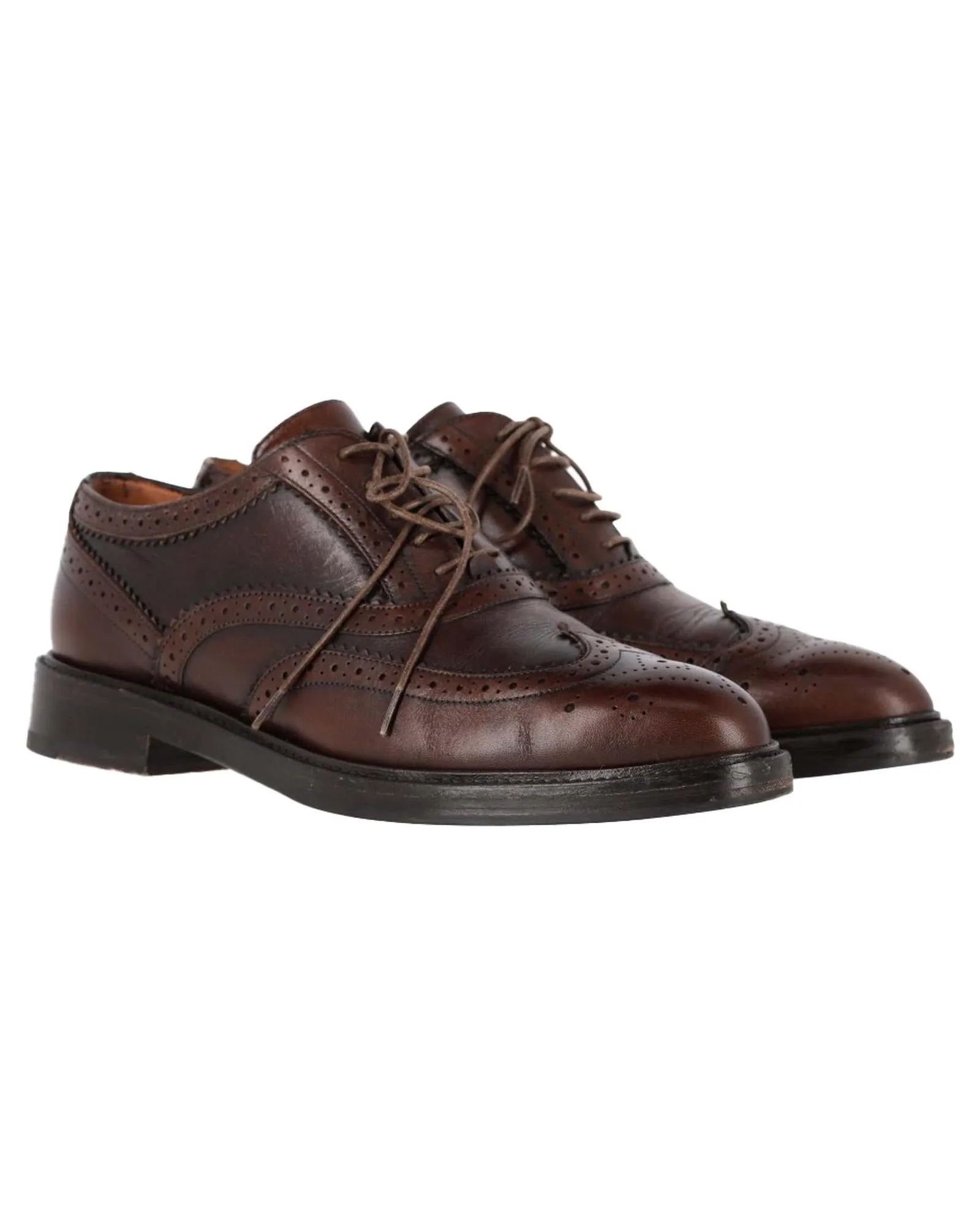 Leather Wingtip Oxfords