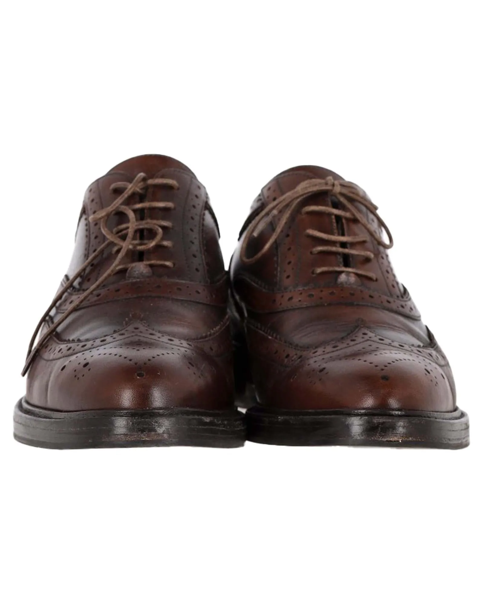Leather Wingtip Oxfords