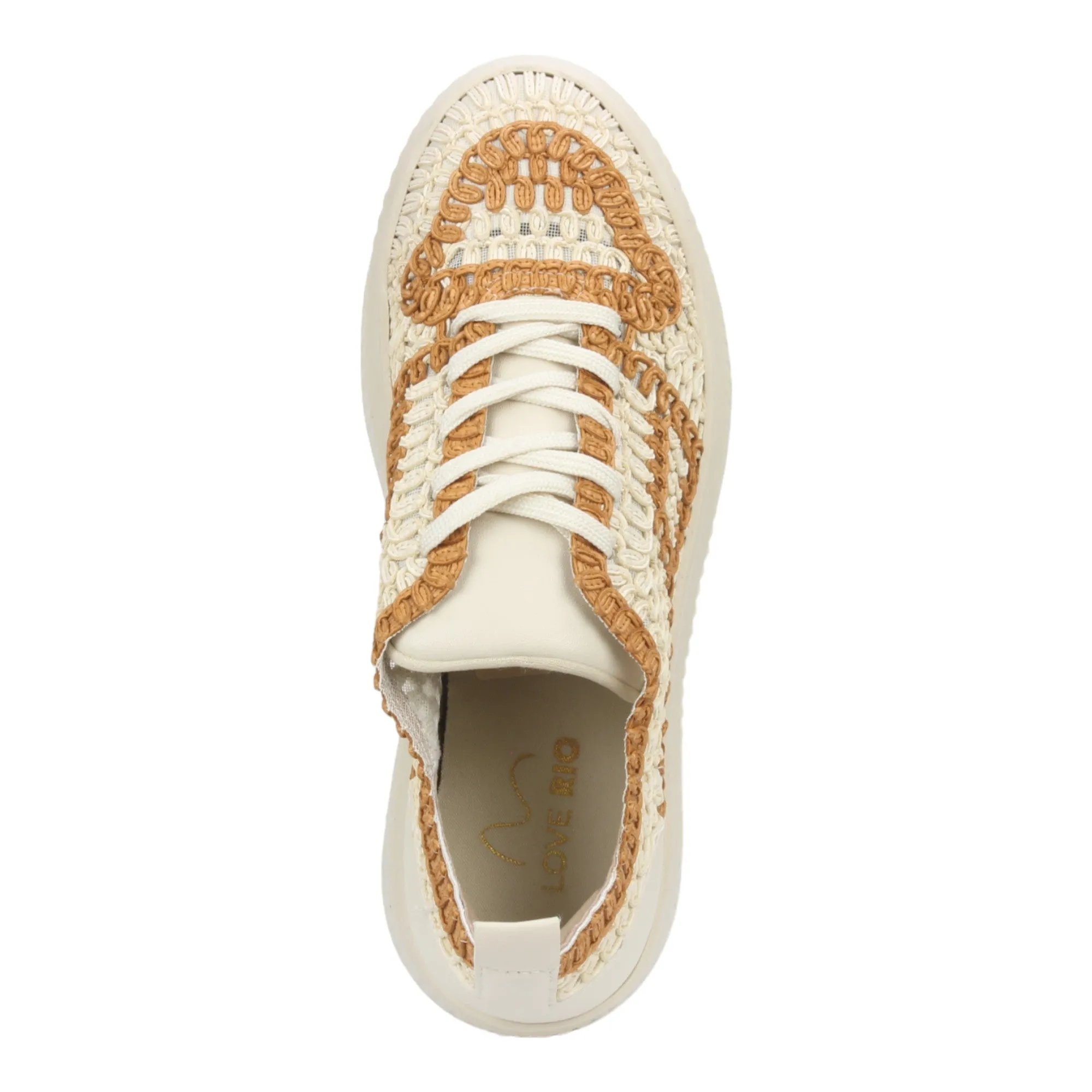 Love Rio Naomi Crochet Sneaker - Caramel