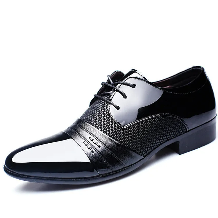 Luxury Brand Men Shoes Men's Flats Shoes Men Patent Leather Shoes Classic Oxford Shoes For Men Fashion