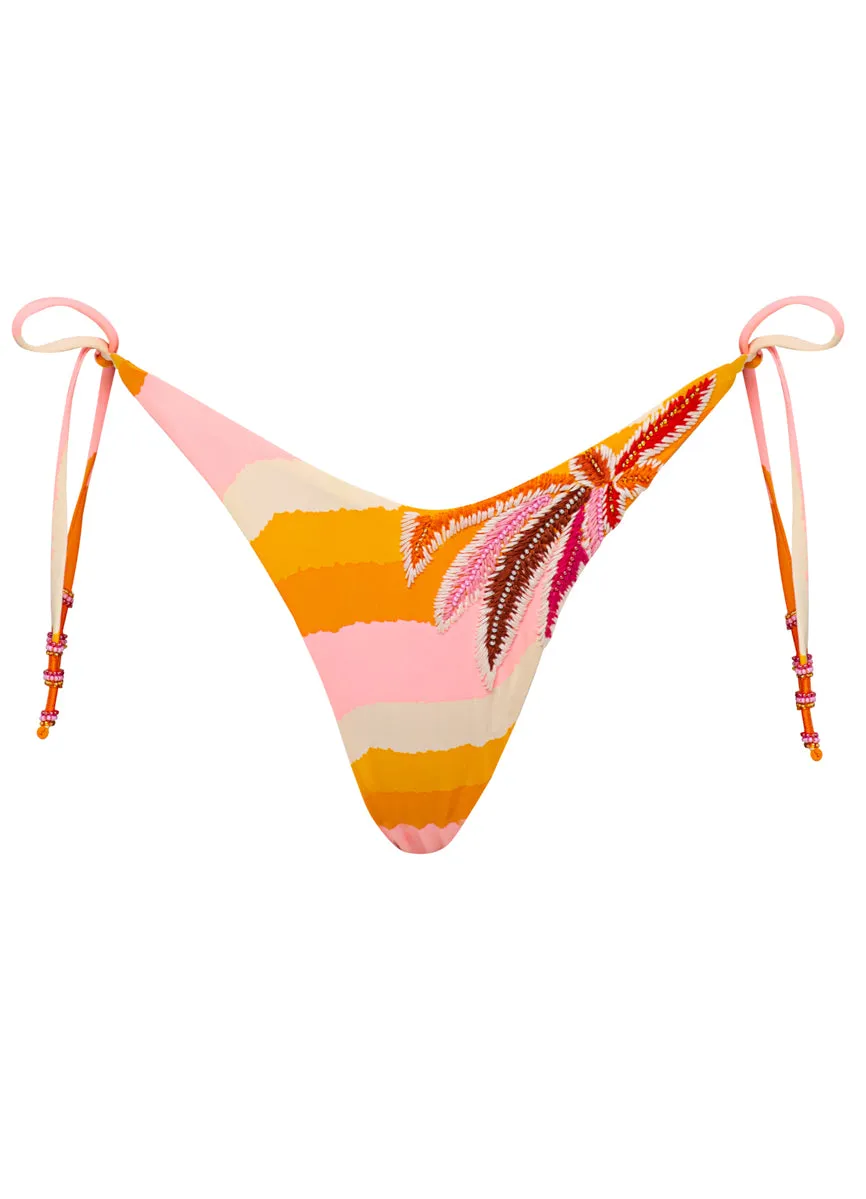 Maaji Paradiso Waves Splenium Regular Rise Single Strap Bikini Bottom