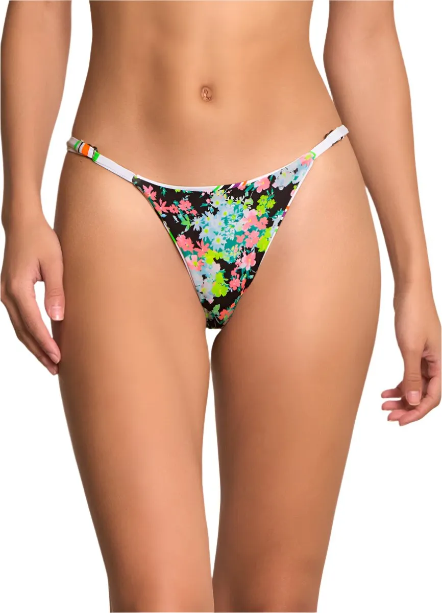 Maaji Pinstripe Flash Single Strap Bikini Bottom
