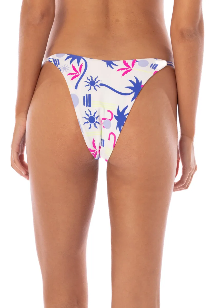 Maaji Venice Beach Micro Midi Regular Rise Single Strap Bikini Bottom