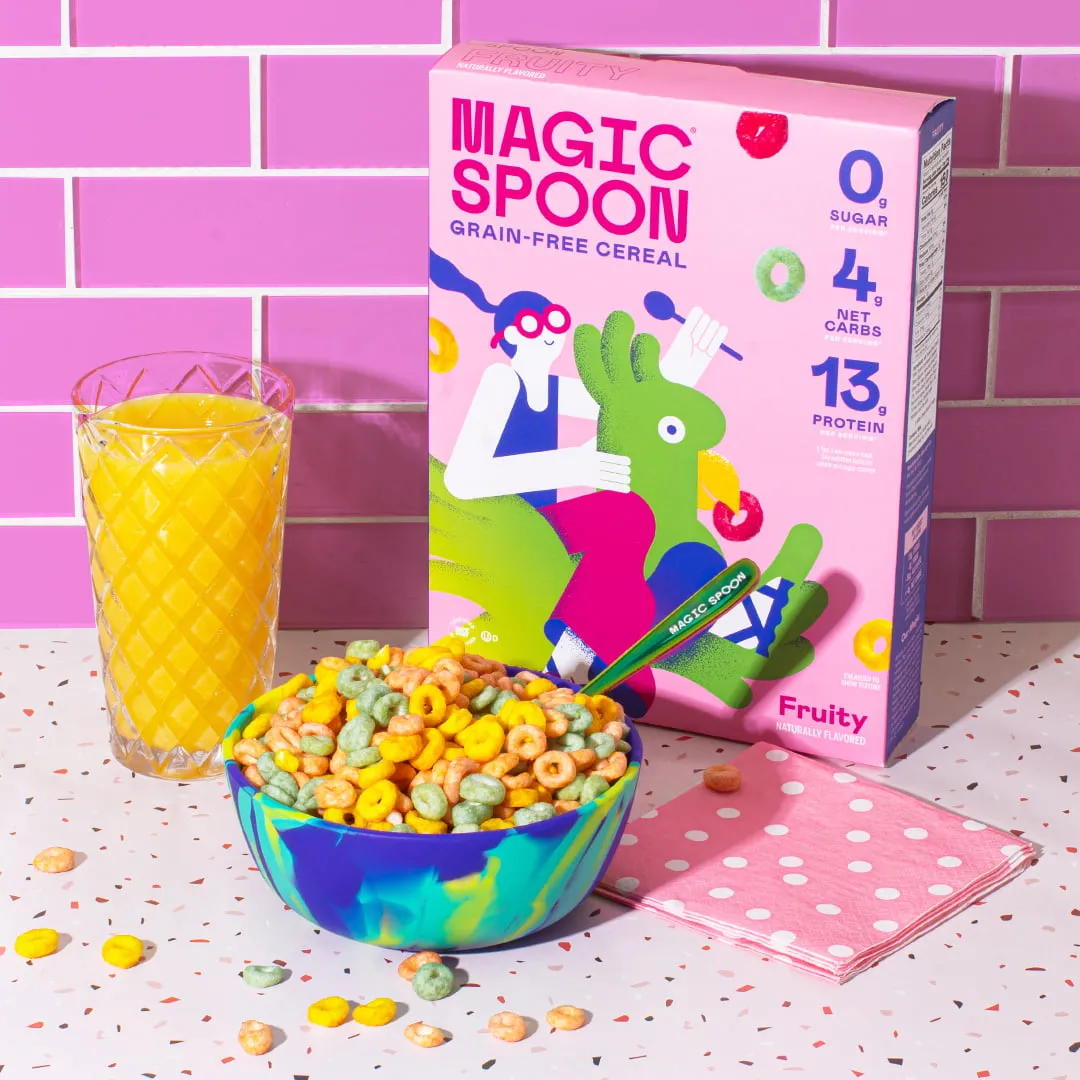 Magic Spoon Fruity Grain-Free Breakfast Cereal, 7 oz Box