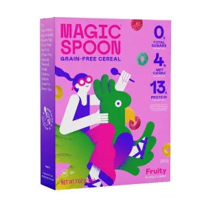 Magic Spoon Fruity Grain-Free Breakfast Cereal, 7 oz Box