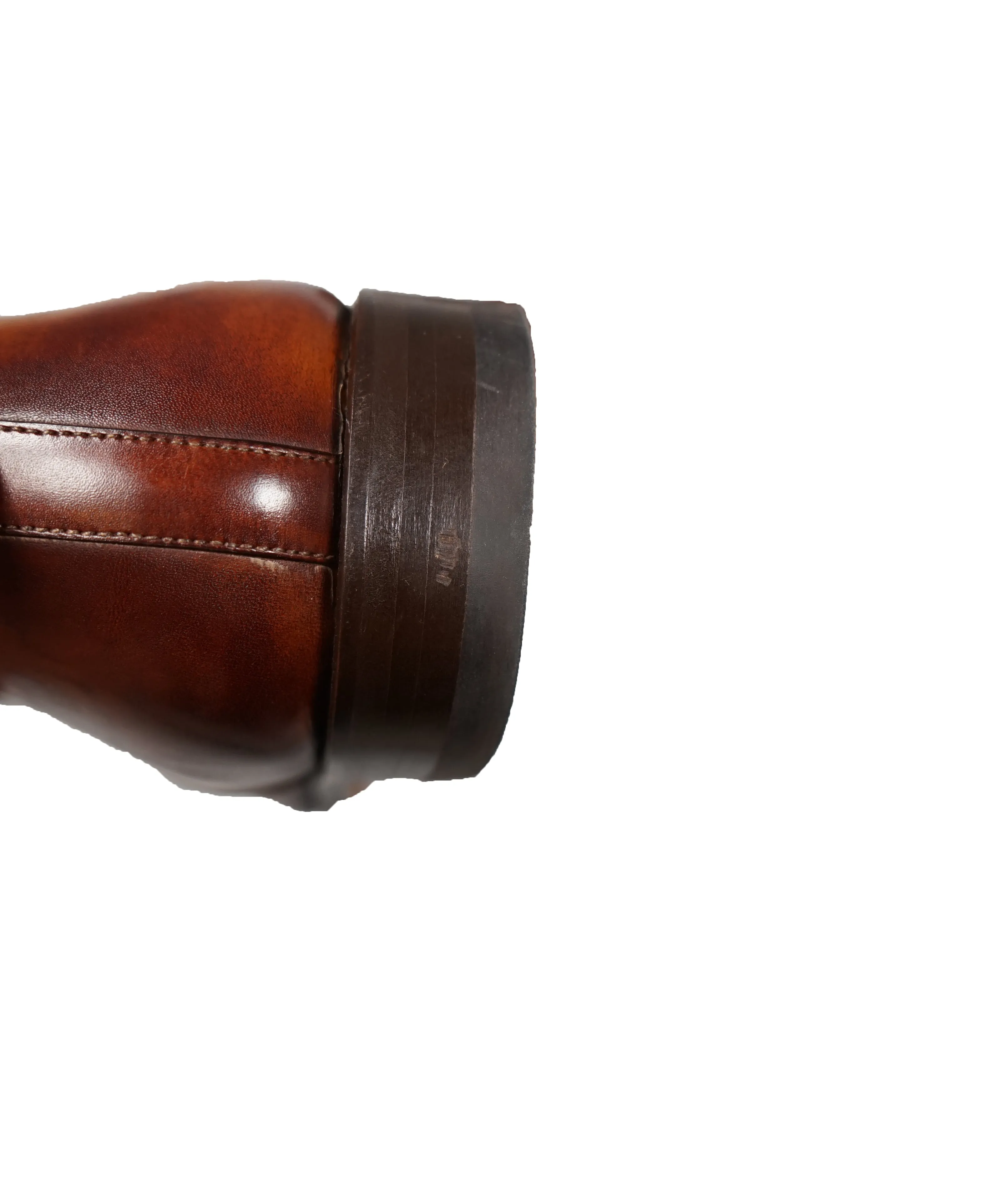 MAGNANNI - Hand Patina Cap Toe Oxfords Brown - 7.5