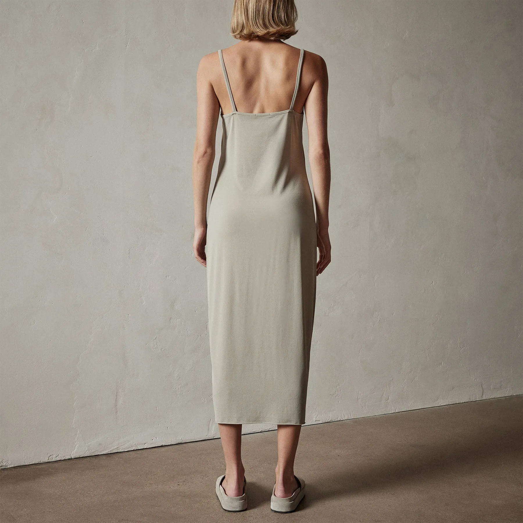 Matte Jersey Tank Dress - Mineral